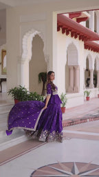 Gold Crush Peplum Bridal Lehenga Choli with Dupatta – Sangeet Wear