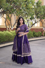 Glory Satin Bridal Lehenga Choli with Dupatta – Wedding & Sangeet Wear
