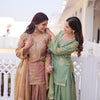 Fendi Crush Top-Sharara-Dupatta Set – Wedding Sangeet Wear