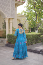Navratri Bandhani Kutchi Gown – Festive Garba Wear