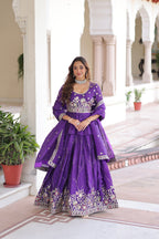 Gold Crush Peplum Bridal Lehenga Choli with Dupatta – Sangeet Wear