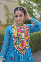 Navratri Bandhani Kutchi Gown – Festive Garba Wear